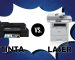tinta vs laser