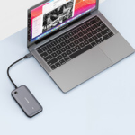 Adaptador de pantalla inalámbrico Share My Screen USB-C de 1080p con concentrador USB y lector de tarjetas – WDA-01 - Imagen 4