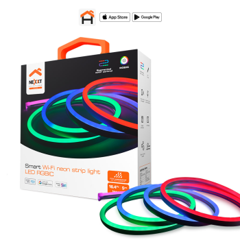 Tira LED inteligente neon RGBIC (5mts)