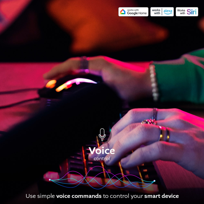 Tira LED inteligente neon RGBIC (5mts) - Imagen 5