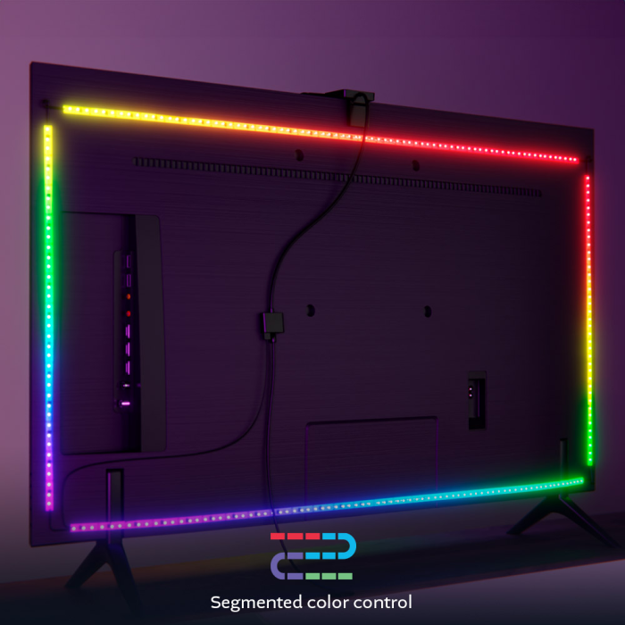 Luz Trasera de TV Inteligente RGBIC (55-65") - Imagen 3