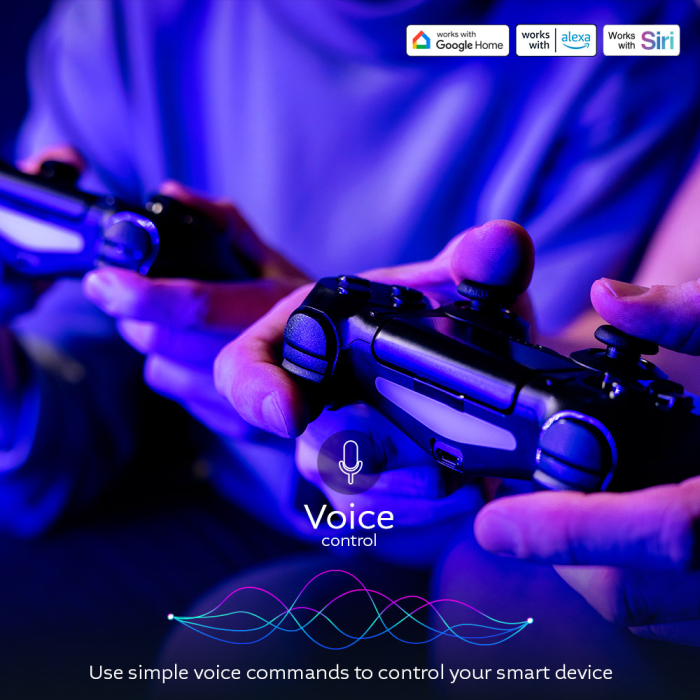 Luz Trasera de TV Inteligente RGBIC (55-65") - Imagen 5