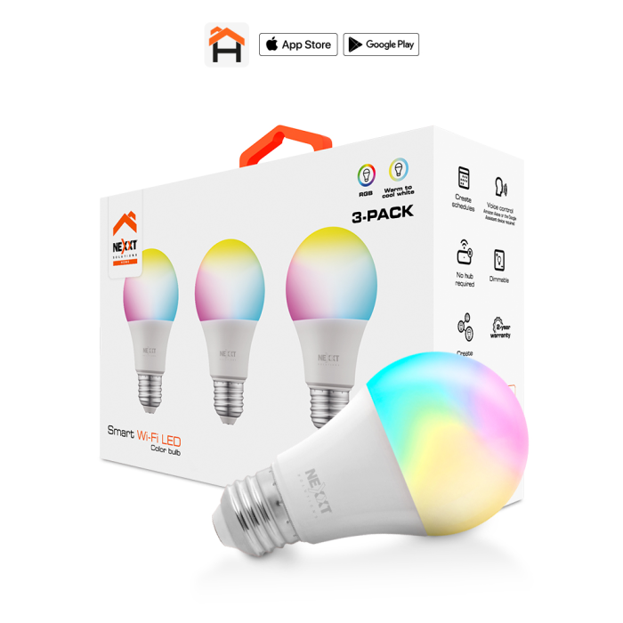 Pack de focos Inteligentes A19 RGB 220V - Imagen 1