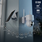 Camara de exteriores con luz de inundacion - 2K - Imagen 2