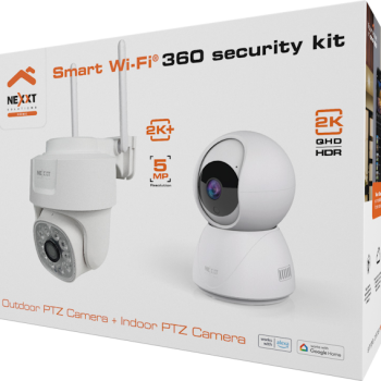 Kit de cámaras de seguridad Interior y exterior 360 PTZ