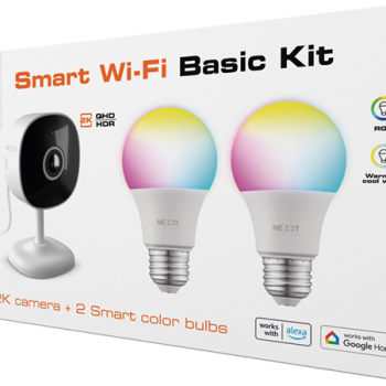 Kit 2 focos RGB A19 220V y una cámara fija