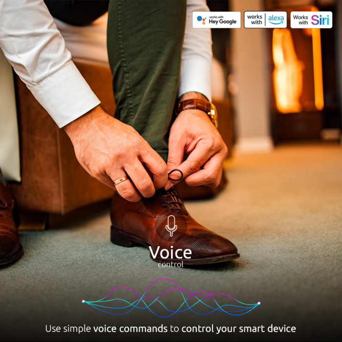 Tomacorriente dual Inteligente con 2 puerto USB A - Imagen 4