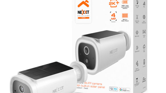 Cámara inteligente Wi-Fi® con panel solar integrado