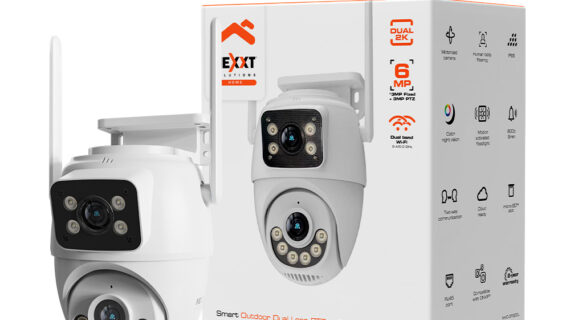 Cámara inteligente Wi-Fi® de doble lente PTZ