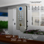 Cerradura inteligente Wi-Fi® COLOR PLATA - Imagen 3